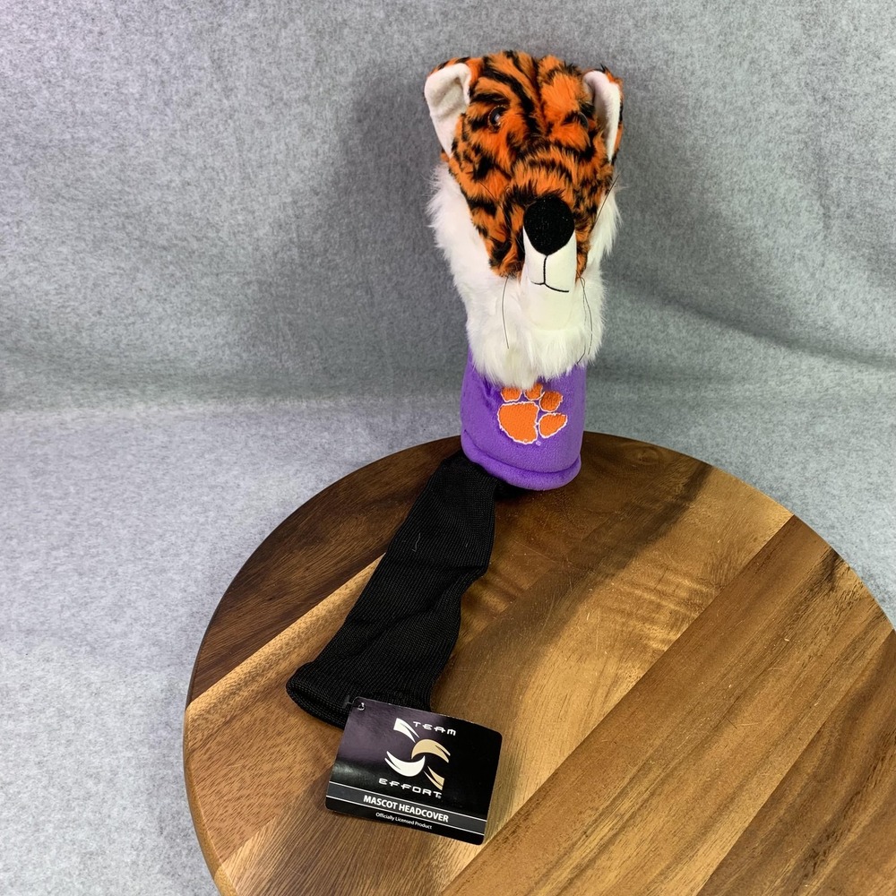 Clemson Tigers Mascot‎ Driver Golf Club Headcover NCAA College Team Effort